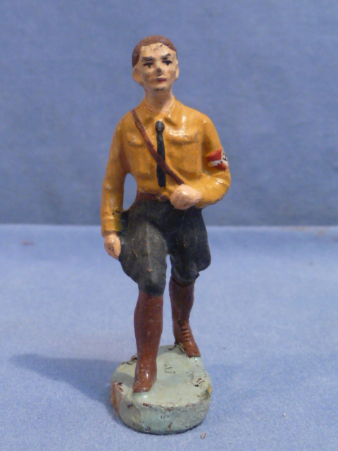 Original Nazi Era German Hitler Youth Leader Toy Soldier Marching