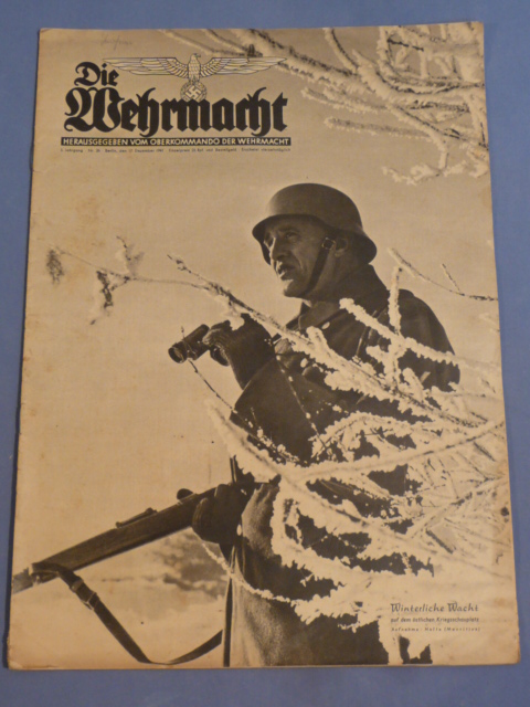 Original WWII German Die Wehrmacht Magazine, December 1941