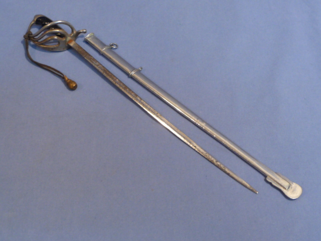 Original WWII Era German Miniature Sword and Scabbard