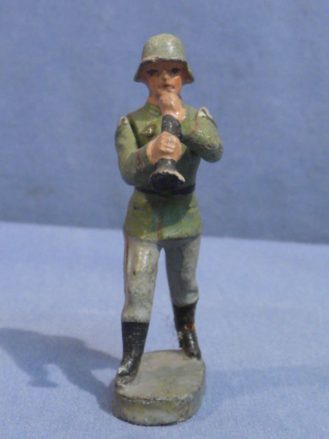 Original Nazi Era German Marching Horn Player Toy Soldier