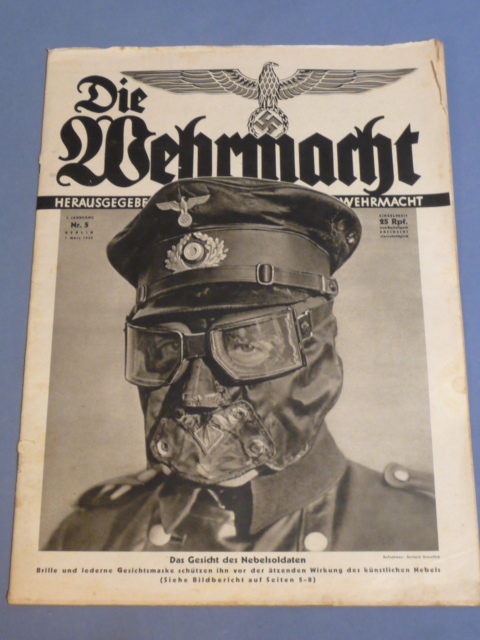 Original Pre-WWII German Die Wehrmacht Magazine, March 1939