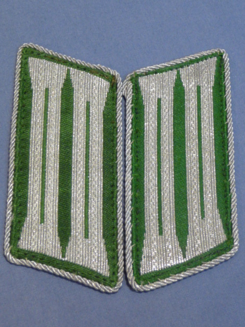 Original Nazi Era German Schutzpolizei Collar Tabs, Pair