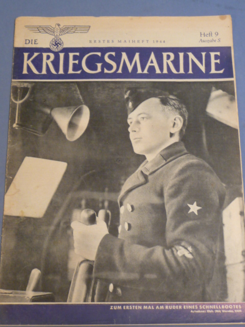 Original WWII German Die Kriegsmarine Magazine, May 1944