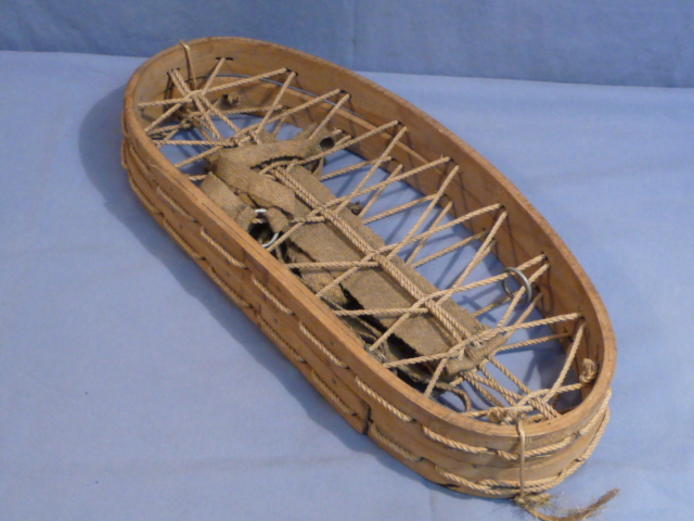 Original WWII German Gebirgsjger (Mountain Troops) Snow Shoes, Pair UNISSUED