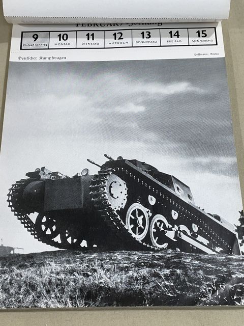Bunker Militaria: Original 1936 German Year Marker for the