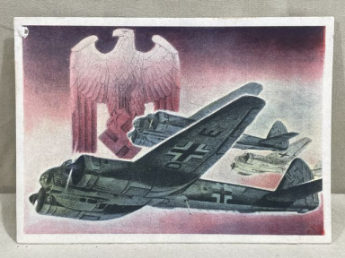 Original WWII German Armed Forces Postcard, Die deutsche Wehrmacht