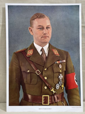 Original Nazi Era German Large Print, DER STABSCHEF Viktor Lutze