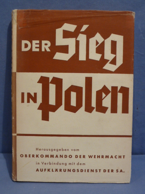 Original WWII German The Victory in Poland Book, Der Sieg in Polen
