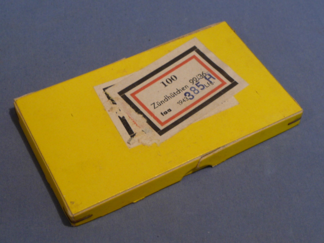 Original WWII German Box for Zndhtchen 92/36 (Percussion Caps)