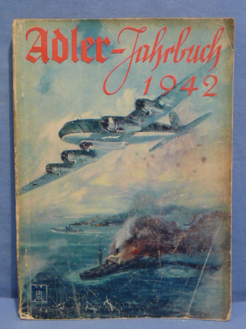 Original WWII German Adler Year Book 1942, Adler-Jahrbuch 1942