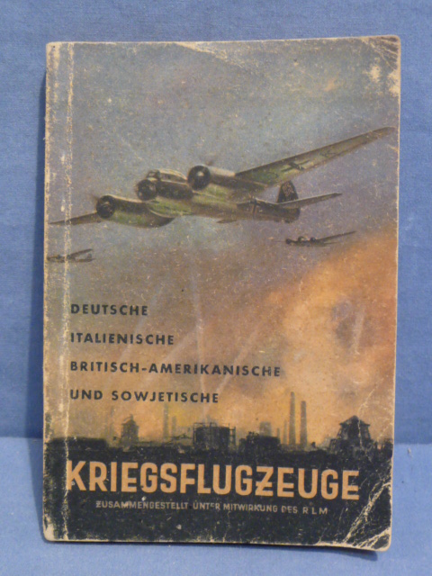 Original WWII German Book on German, Italian, English/American & Soviet Planes