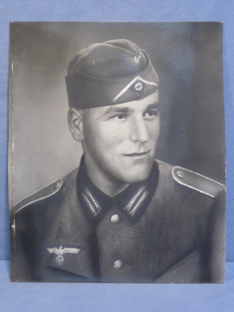 Original WWII German Painting of a HEER (Army) Soldier