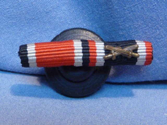 Original WWII German 2-Position Button Hole Ribbon, 1939 Iron Cross
