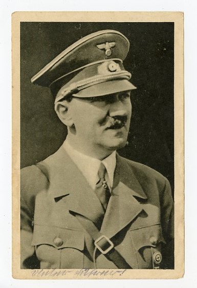 Original Nazi Era German Small HITLER Print