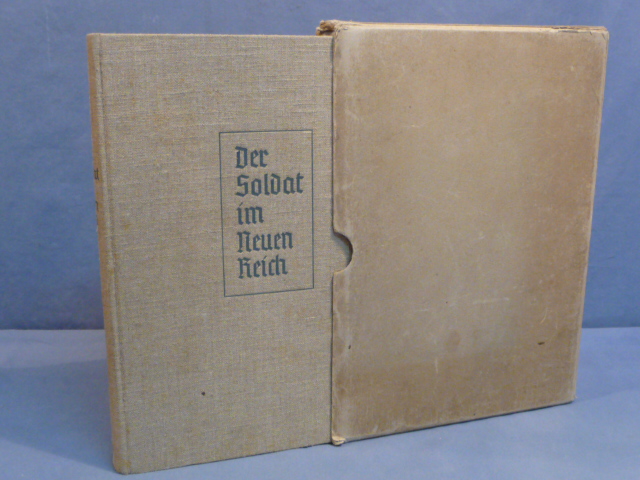 Original 1936 German The Soldier in the New Reich Book, Der Soldat im Neuen Reich