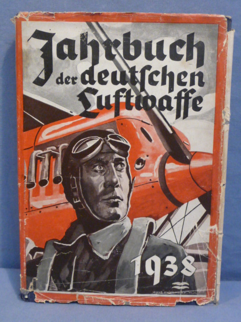 Original 1938 German Year Book of the Luftwaffe Book, Jahrbuch der deutschen Luftwaffe