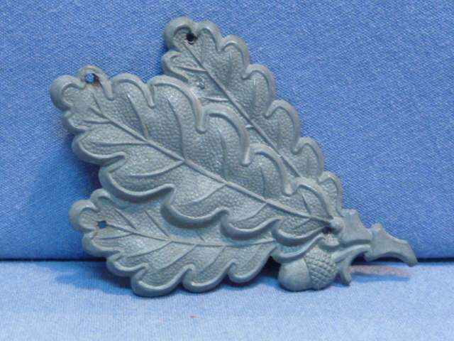Original WWII German Jger Metal Cap Devise