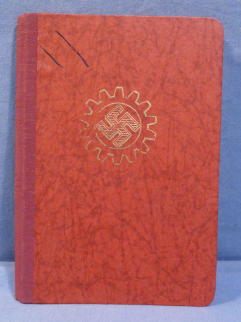 Original WWII German DAF Membership ID/Dues Book