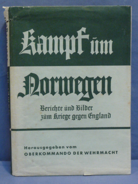 Original WWII German Fight in Norway Book, Kampf um Norwegen