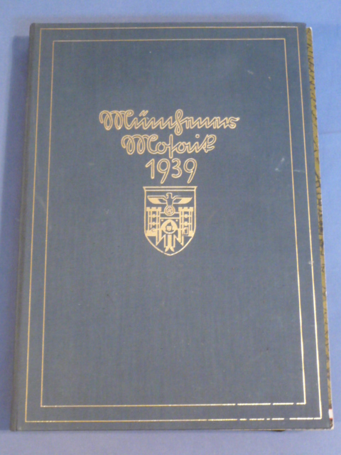 Original WWII German Bound M�nchener Mosaik Art Magazine Book 1939