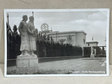 Original Nazi Era German Architectural Postcard, Groe Reichsausstellung