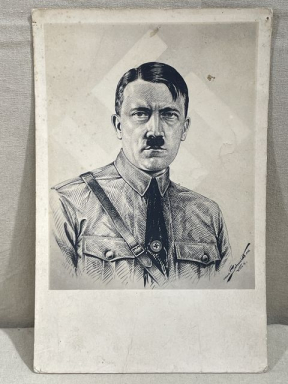 Original Nazi Era German Personality Postcard, HITLER!