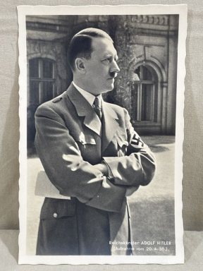 Original Nazi Era German Personality Postcard, HITLER!