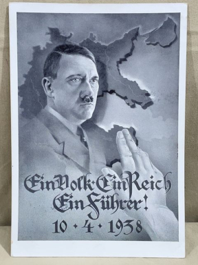 Original Nazi Era German Personality Postcard, HITLER!