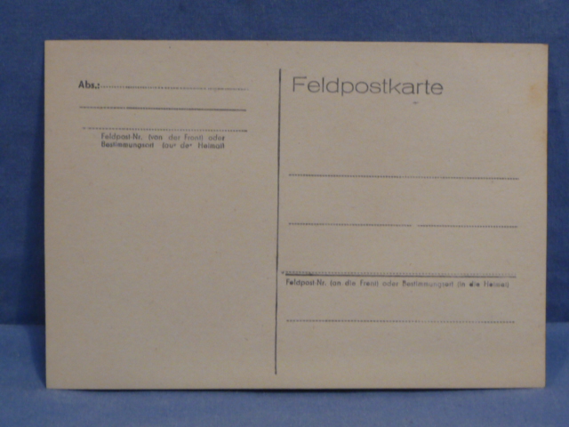 Original WWII German FELDPOST Postcard