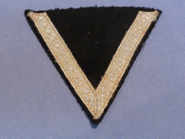 Original WWII German Heer (Army) PANZER Rank Chevron, Gefreiter