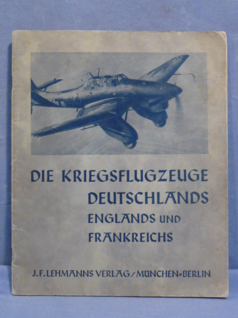 Original WWII German Book, The War Planes of Germany, England & France