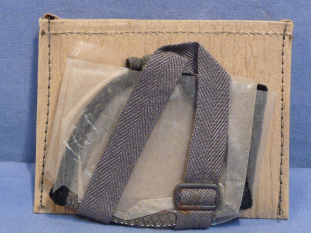 Original WWII German Disposable Goggles in Paper Case