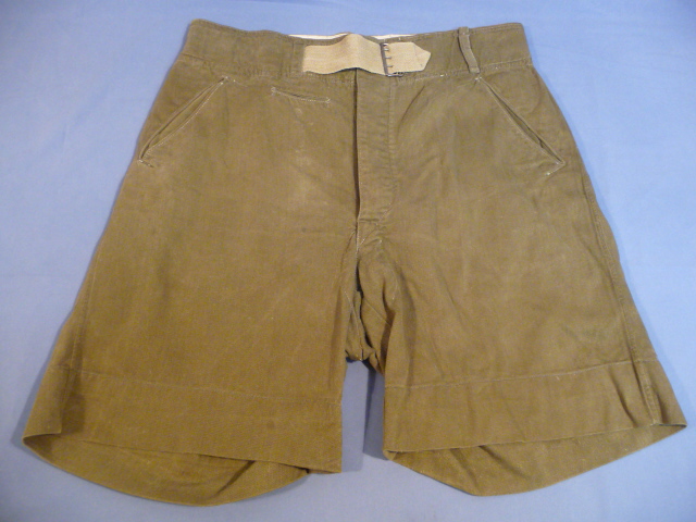 Original WWII German Heer Tropical (Afrikakorps) Short Pants