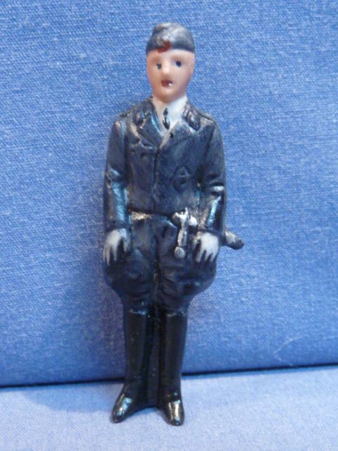 Original Nazi Era German WHW Donation Porcelain Figure, Luftwaffe Officer