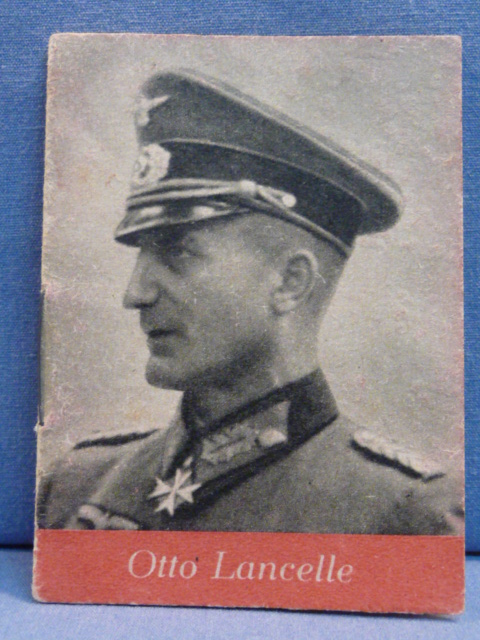 Original WWII German WHW Donation Booklet, Ritterkreuztr�ger Otto Lancelle