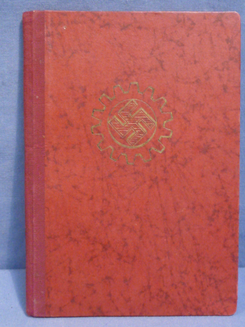 Original WWII German DAF Membership ID/Dues Book