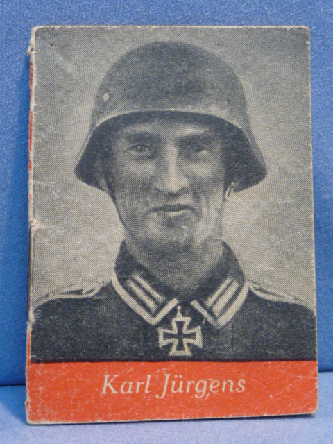 Original WWII German WHW Donation Booklet, Ritterkreuztr�ger Karl J�rgens