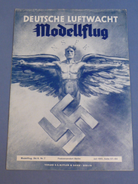 Original WWII German NSFK MODEL FLIGHT Magazine, Modellflug