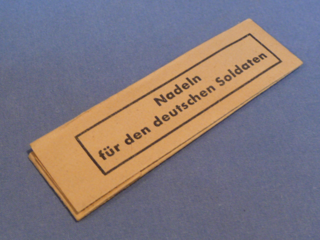 Original WWII German Soldier's Sewing Needle Pack