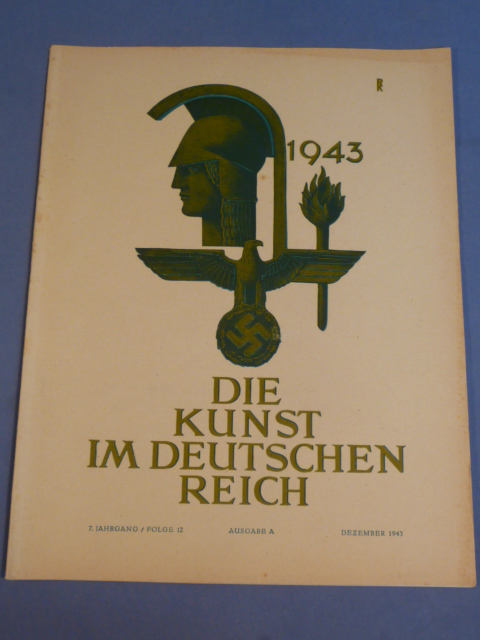 Original WWII German Art in the German Reich Magazine, DIE KUNST IM DEUTSCHEN REICH