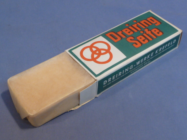 Original WWII Era German Boxed Soap, Three Ring Brand