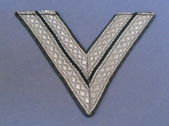 GERMAN WWII REPRODUCTION LUFTWAFFE REED GREEN HBT OBERGEFREITER CHEVRON 