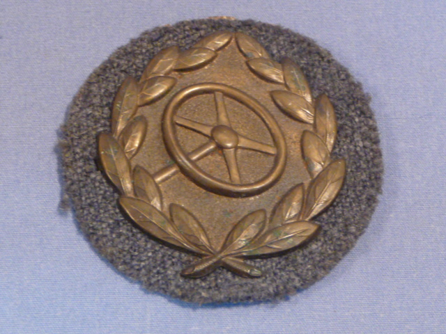 Original WWII German Luftwaffe Driver's Proficiency Badge in Bronze