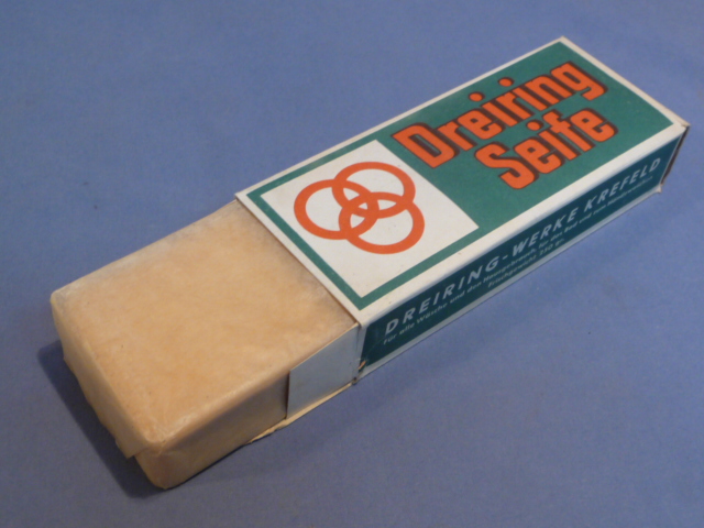 Original WWII Era German Boxed Soap, Three Ring Brand