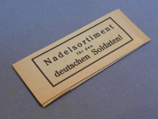 Original WWII German Soldier's Sewing Needle Pack