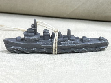 Original WWII German WHW Donation Plastic War Ship