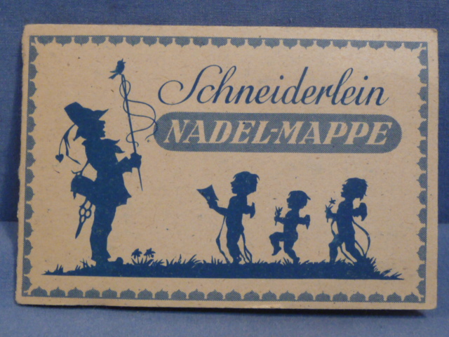 Original WWII Era German Little Tailor Needle Pack, Schneiderlein NADEL-MAPPE
