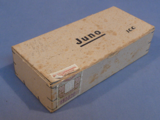Original Nazi Era German Juno Brand Cigar Box, Zigarren