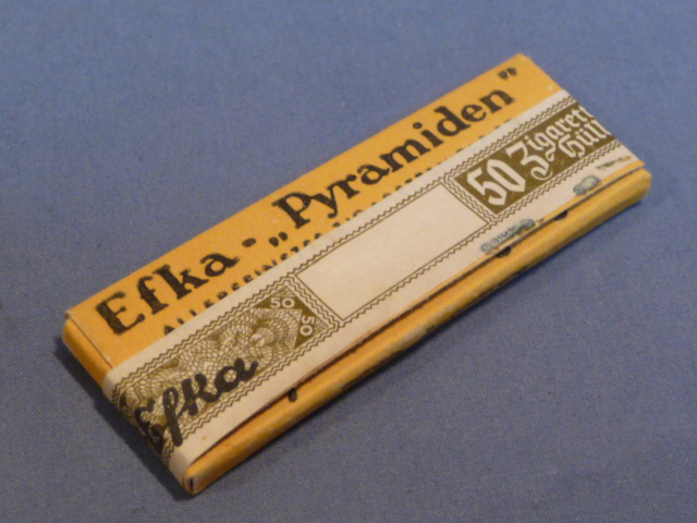 Original Nazi Era German Efka Cigarette Rolling Papers w/Tax Stamp