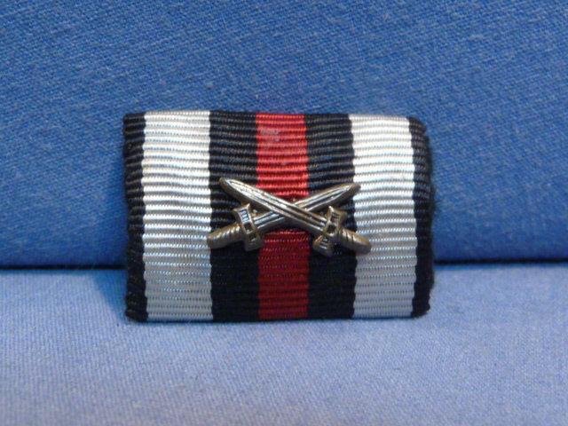 Original Pre-WWII German Combatant's 1914-18 Cross of Honor Ribbon Bar, UNISSUED